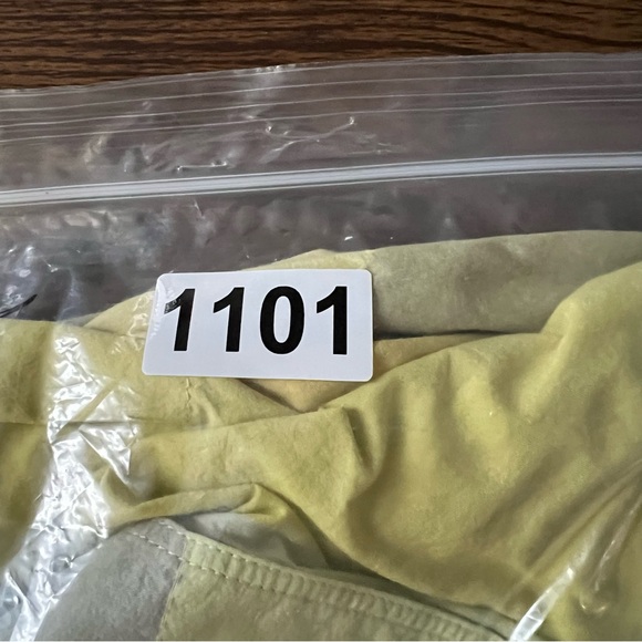 Burberry Brit Yellow Plaid Print Three-Quarter Sleeve Button-Up Top Size Large - Picture 11 of 11